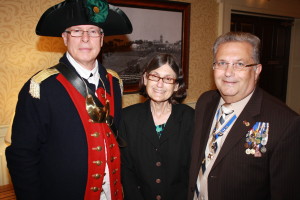Guests Larry Perkins, Ebenezer Zane Chapter; Vickie Robinson and W. Anthony Robinson, Vice President General, Central District