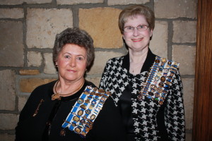 Guests Joan M. McClelland, regent, Wheeling Chapter NSDAR; Cheryl Brown, Pack Horse Chapter, NSDAR and 2nd vice regent, WVDAR